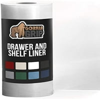 Gorilla Grip Original Premium Under Sink Mat Liner Non-Adhesive Absorbent Mats Bathroom Durable and Strong Waterproof Shelf Liners for Under Kitchen Sinks 24x30 Inch Quatrefoil Beige Linen